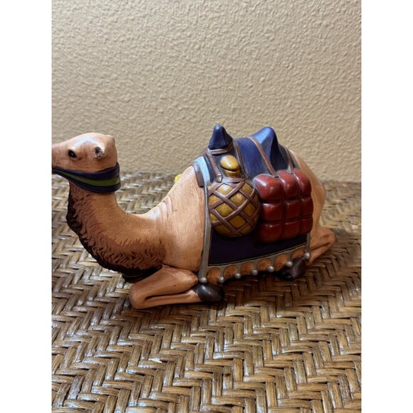 Vintage 1971 Holland Mold Camel Figurines Set Of 2 Hand-Painted Collectibles - Picture 7 of 9